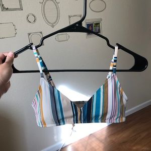 Striped Bikini Top